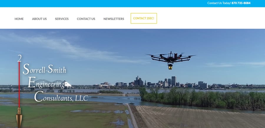The 2SEC website designed by P.O.G.